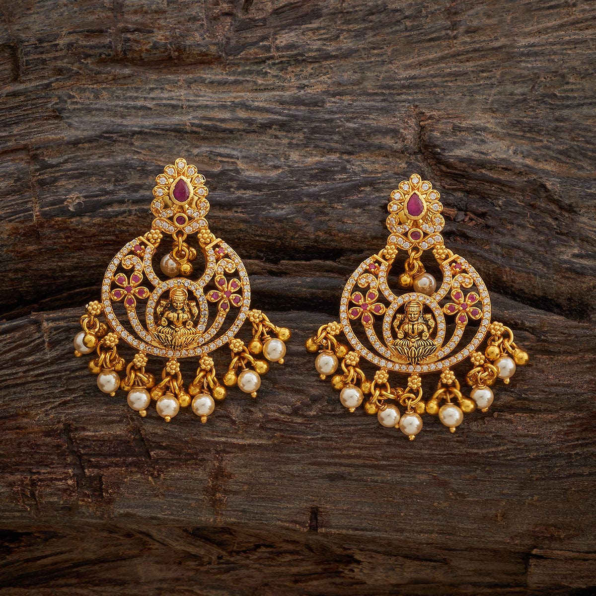 Silver Temple Earring 182820 - Image 4