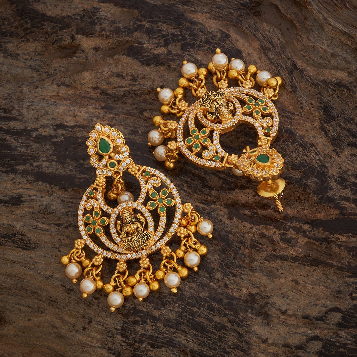Silver Temple Earring 182820 - Image 6
