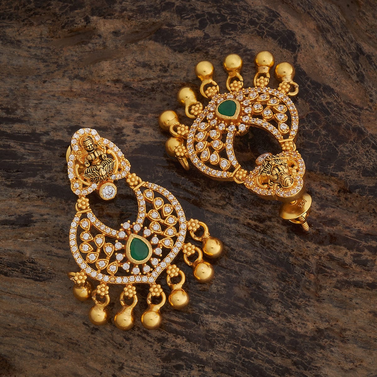 Silver Temple Earring 182821 - Image 3