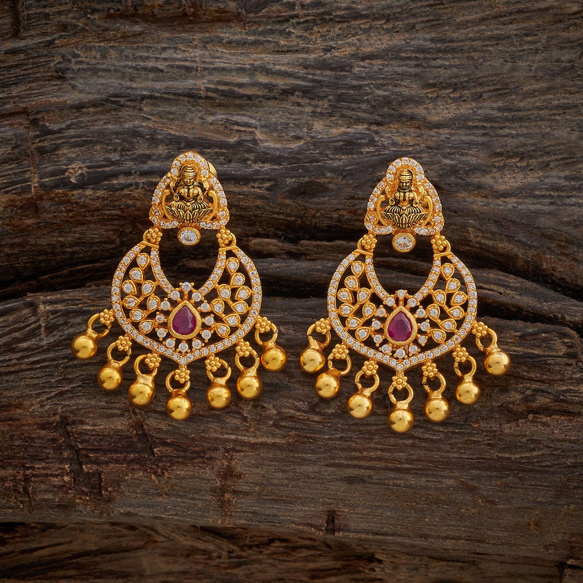 Silver Temple Earring 182821 - Image 4