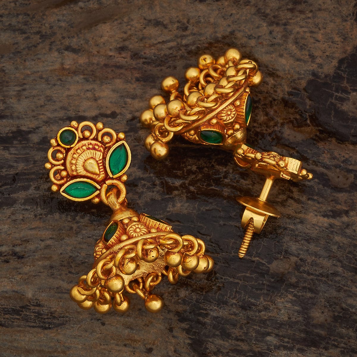 Silver Temple Earring 183295 - Image 3