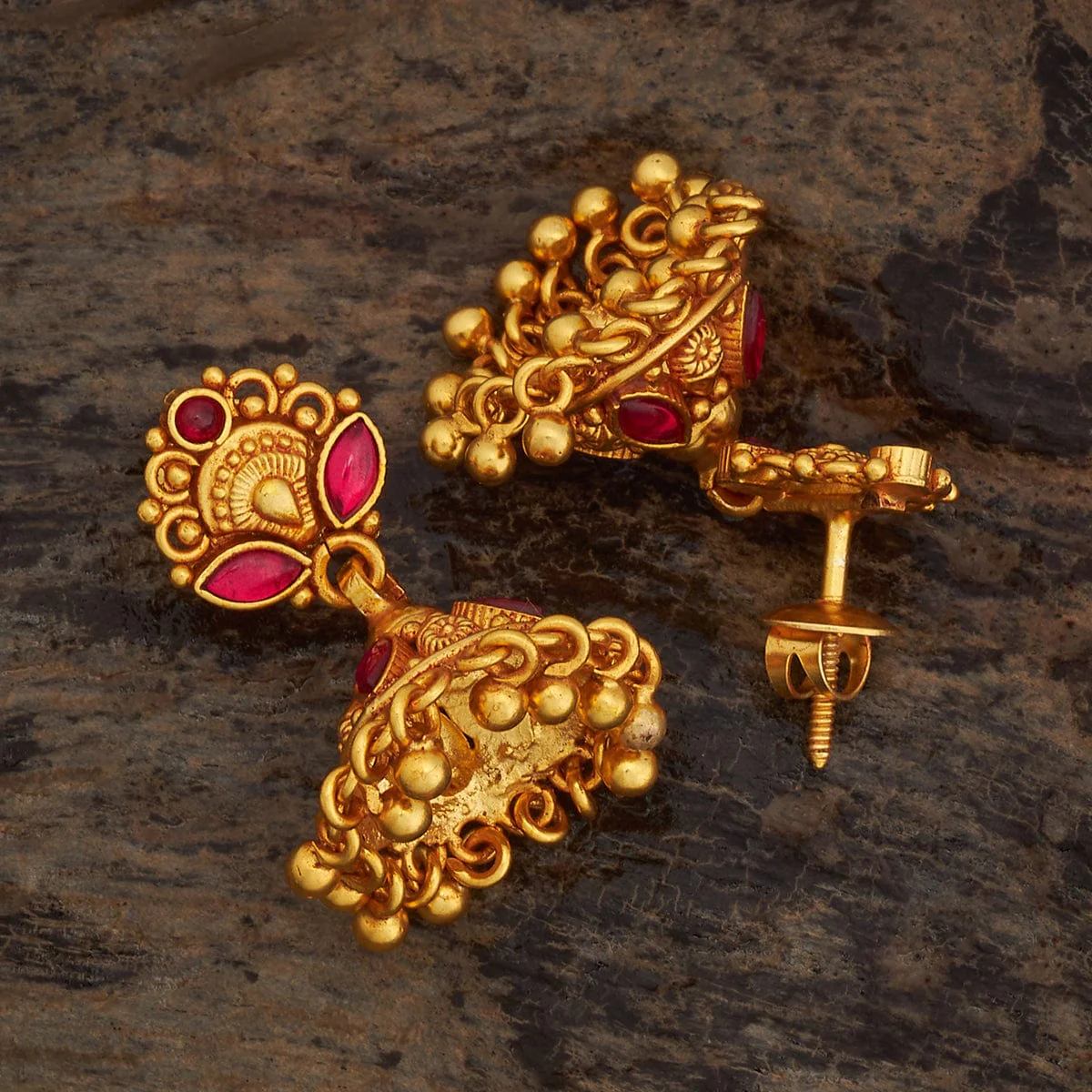 Silver Temple Earring 183295 - Image 5