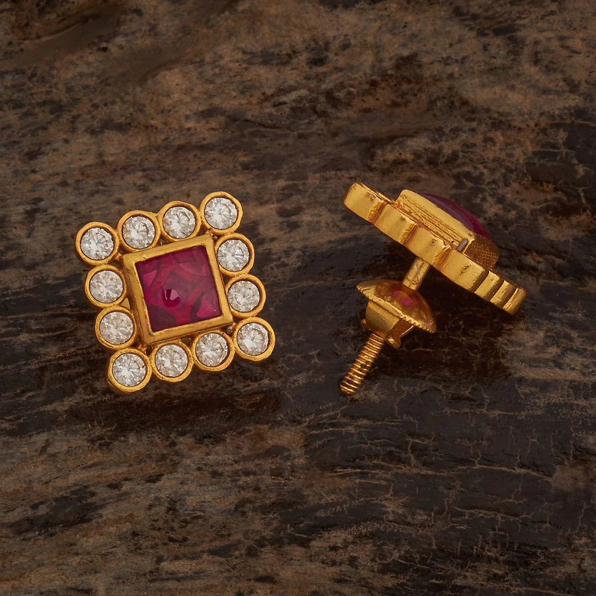 Silver Temple Earring 183347 - Image 2