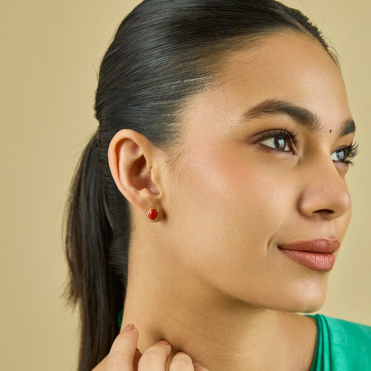 Silver Temple Earring 183348 - Image 3