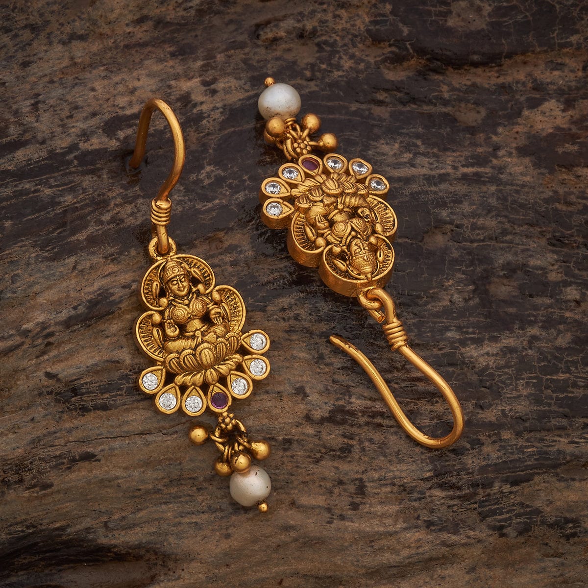 Silver Temple Earring 183349 - Image 4