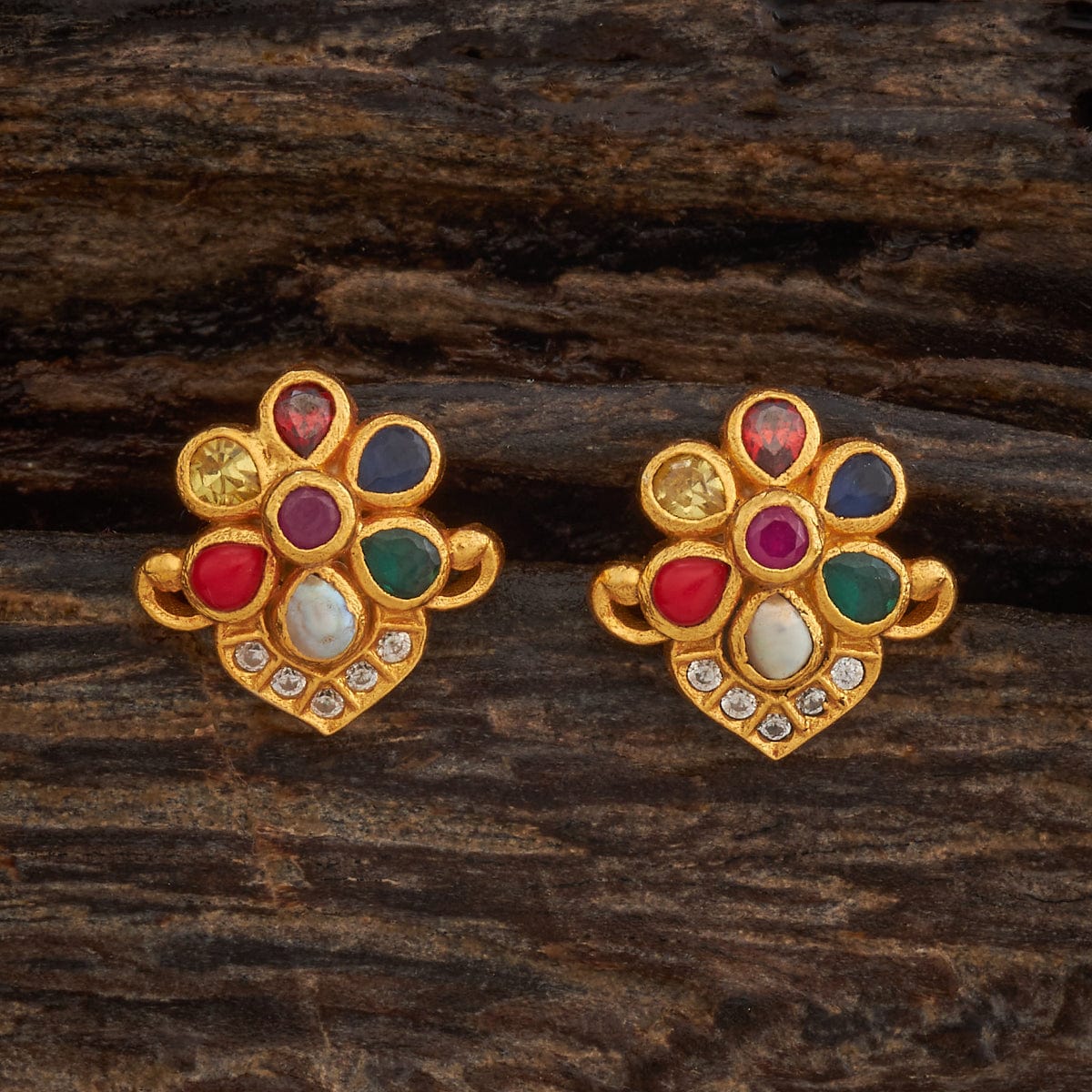 Silver Temple Earring 184857 - Image 5