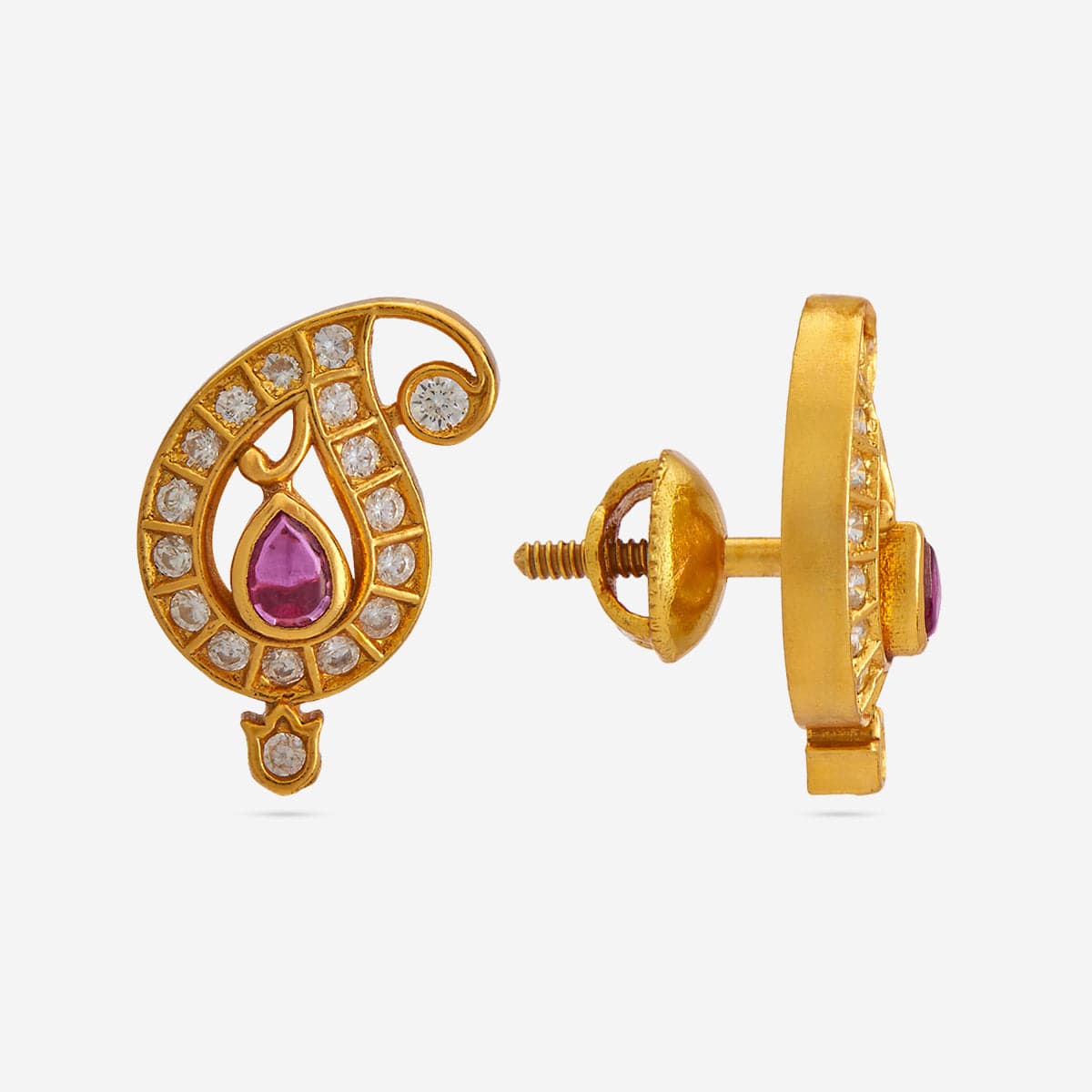 Silver Temple Earring 186499 - Image 3