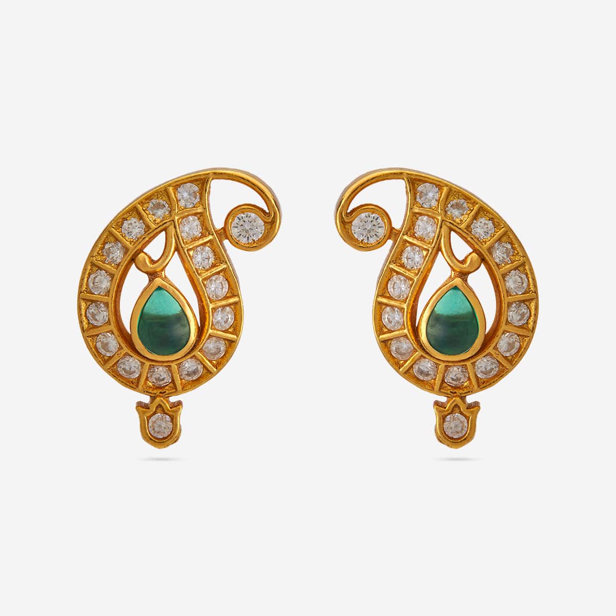 Silver Temple Earring 186499 - Image 4