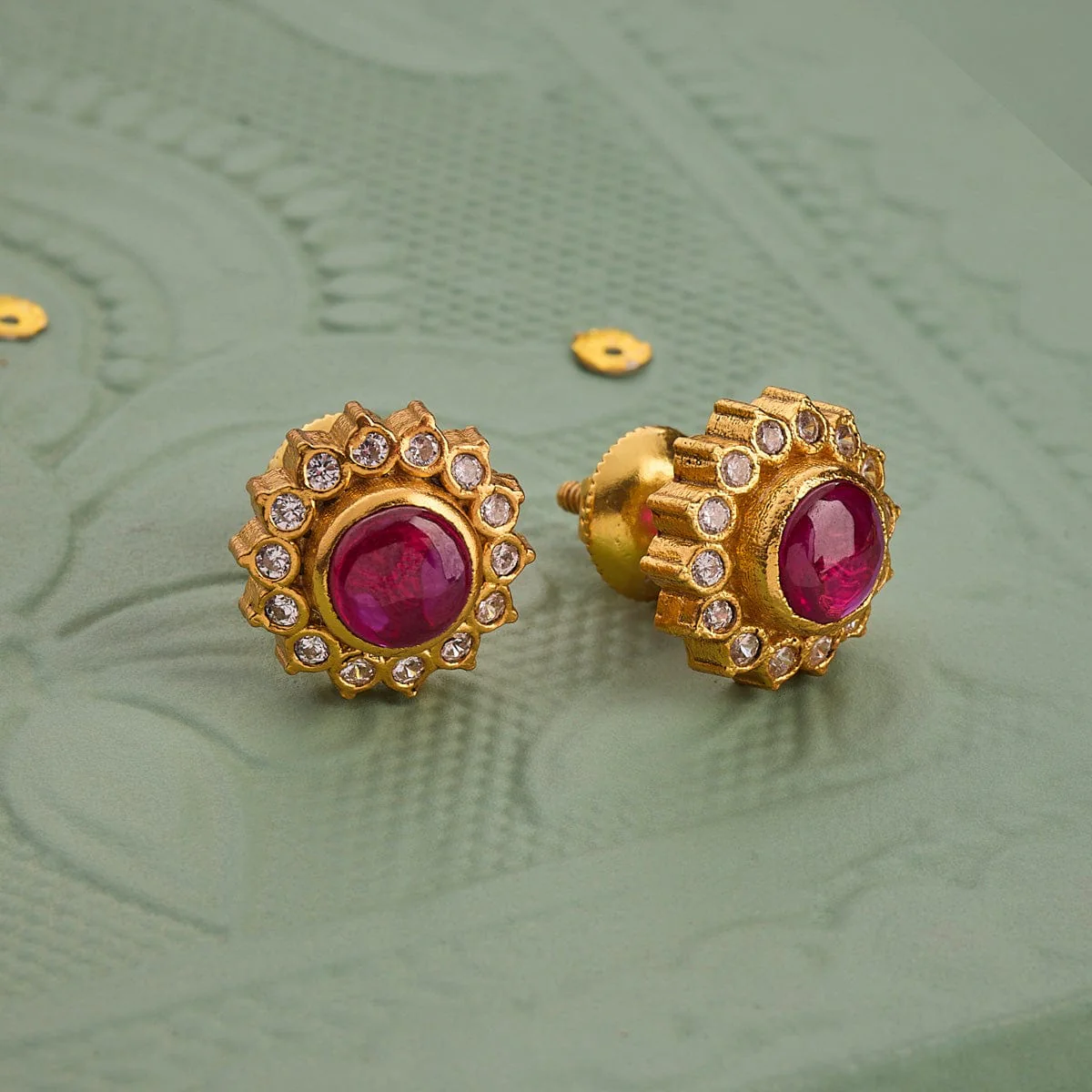 Silver Temple Earring 186500 - Image 2