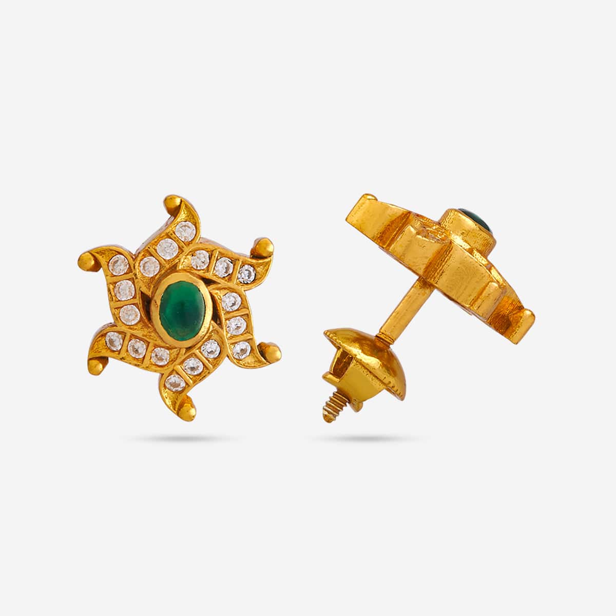 Silver Temple Earring 186501 - Image 7