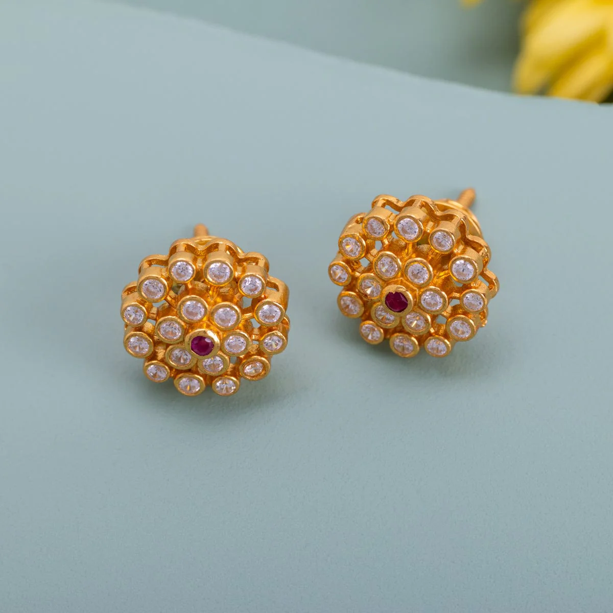 Silver Temple Earring 186503 - Image 2