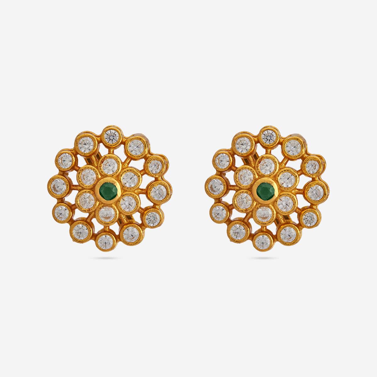 Silver Temple Earring 186503 - Image 4