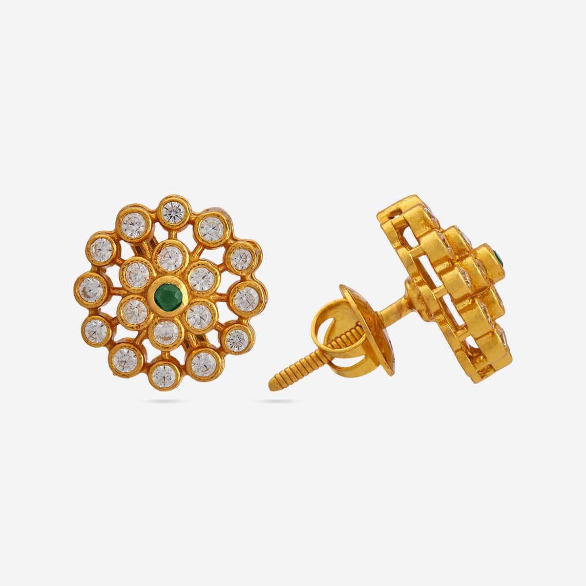 Silver Temple Earring 186503 - Image 6