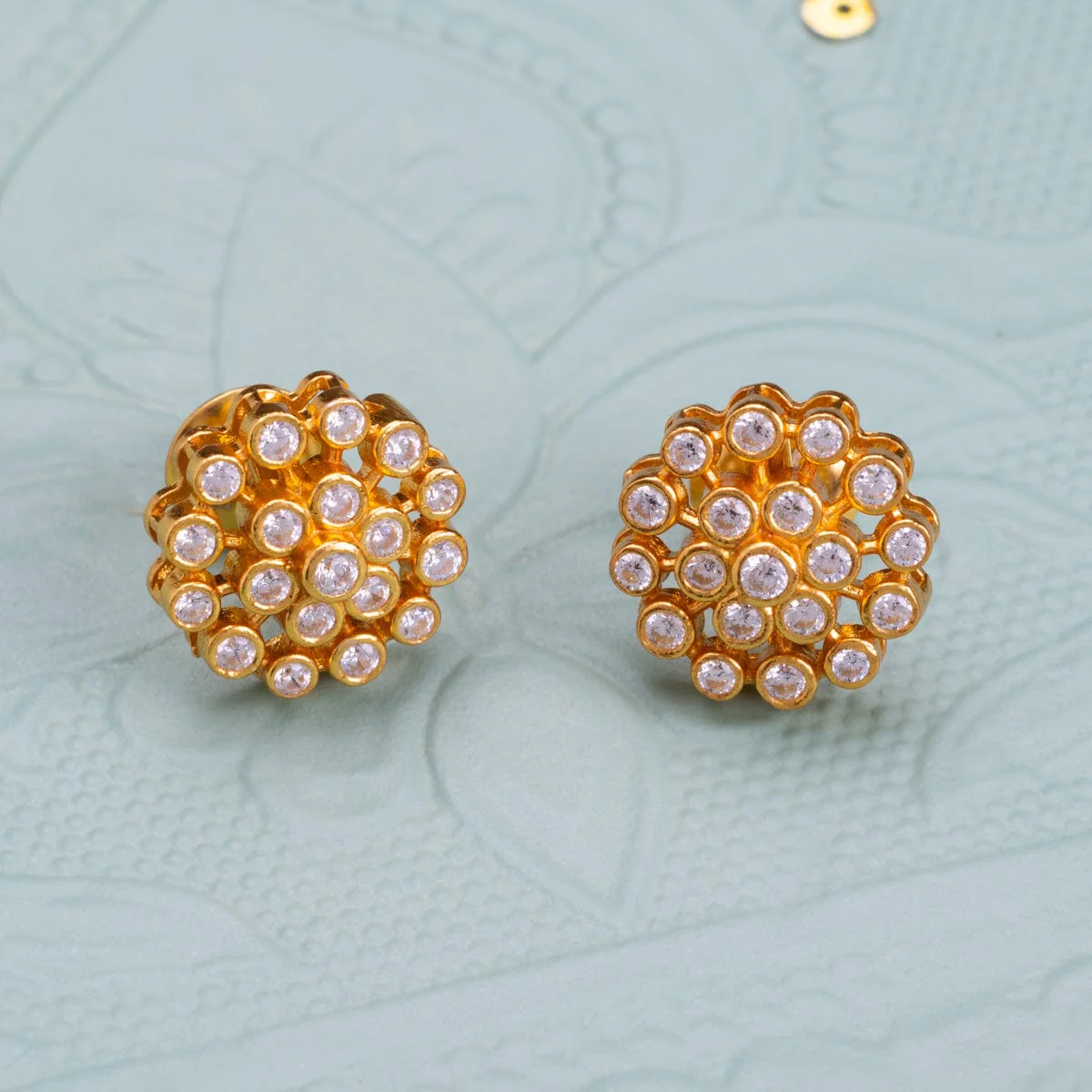 Silver Temple Earring 186503 - Image 8