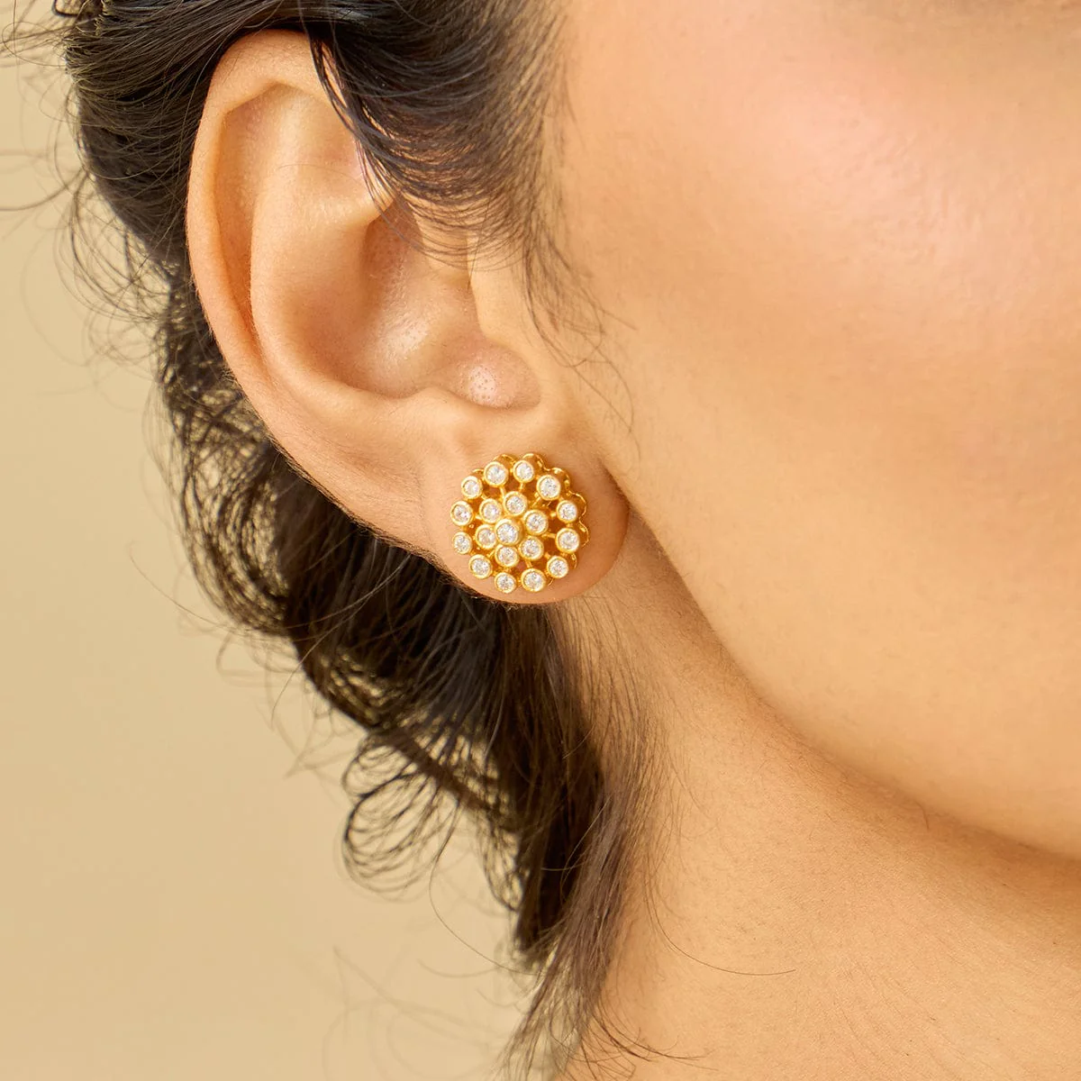 Silver Temple Earring 186503 - Image 9