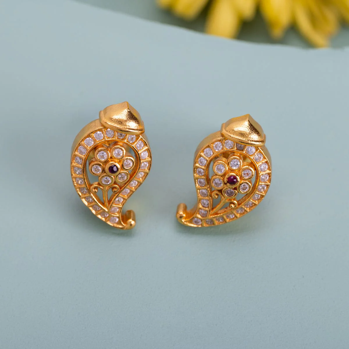 Silver Temple Earring 186504 - Image 2