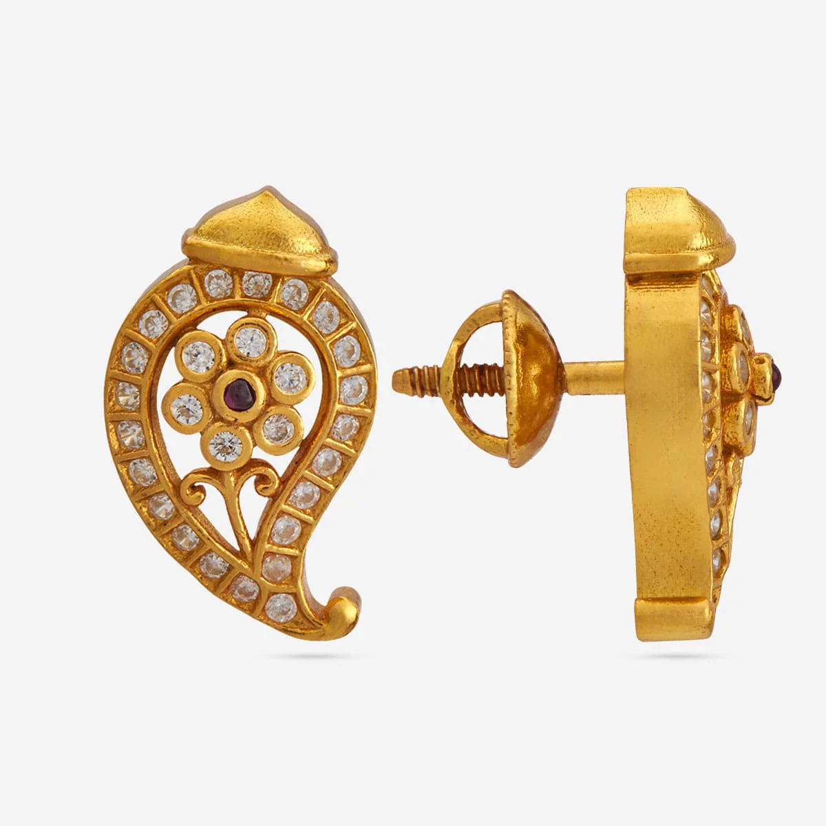 Silver Temple Earring 186504 - Image 5