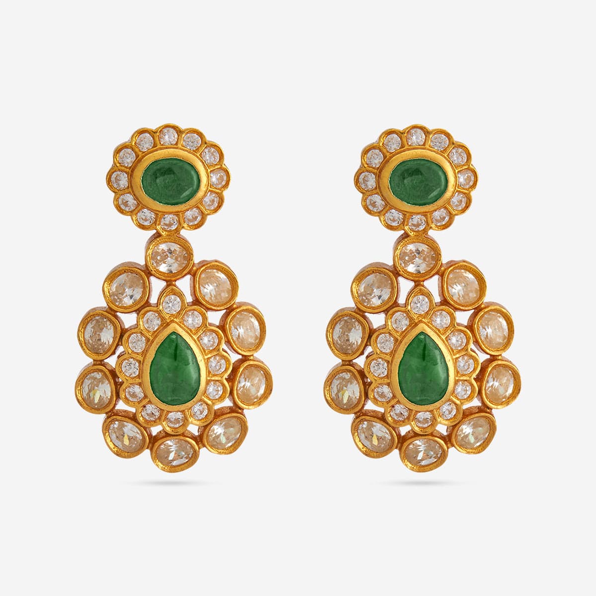 Silver Temple Earring 186505 - Image 5