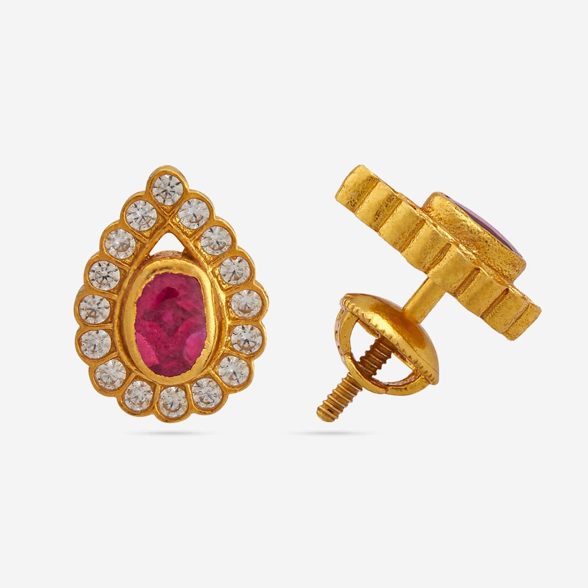 Silver Temple Earring 186507 - Image 3