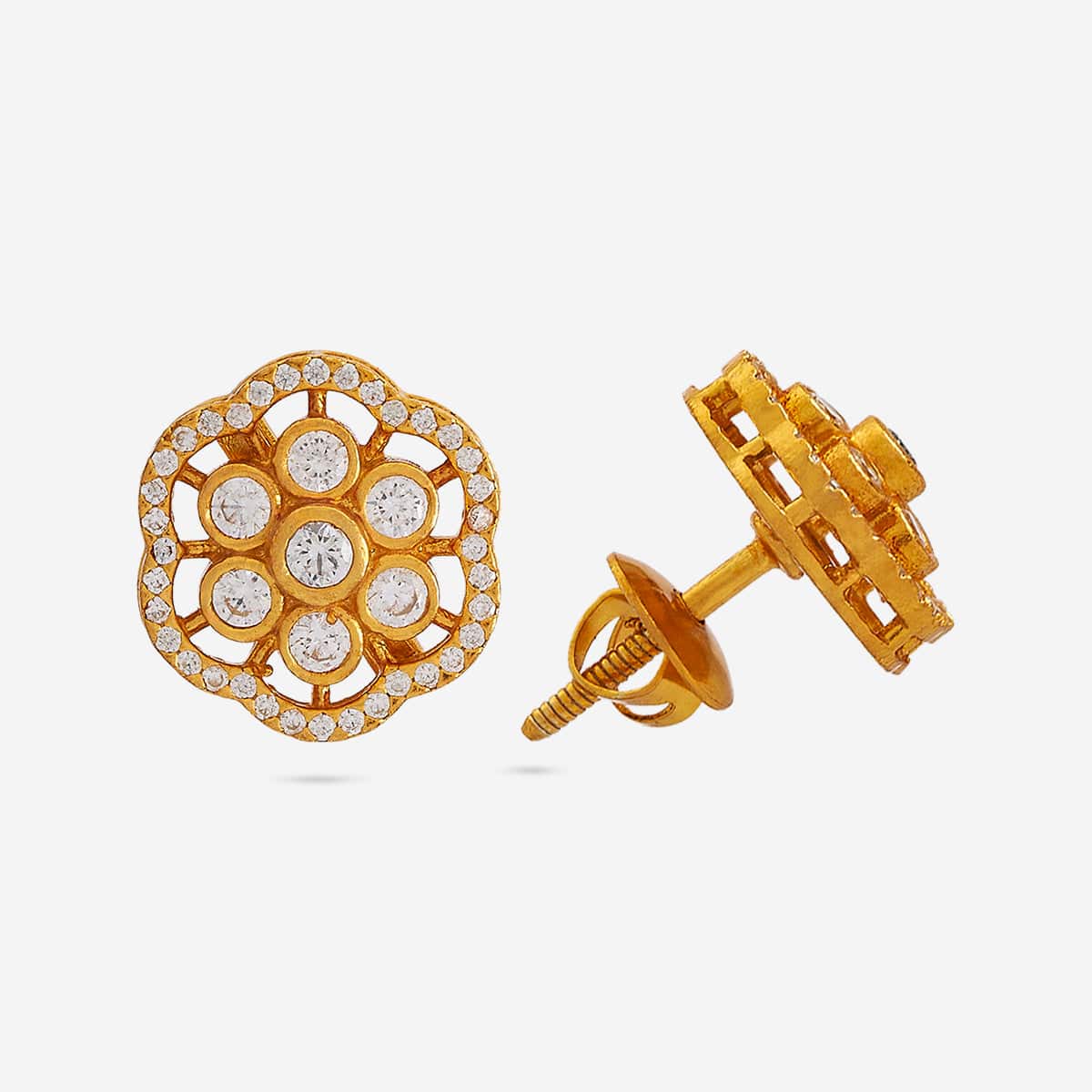 Silver Temple Earring 186508 - Image 11
