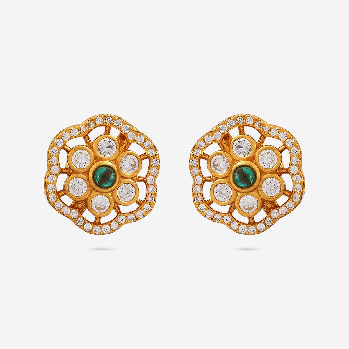 Silver Temple Earring 186508 - Image 4