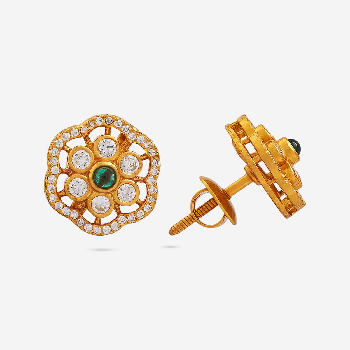Silver Temple Earring 186508 - Image 6