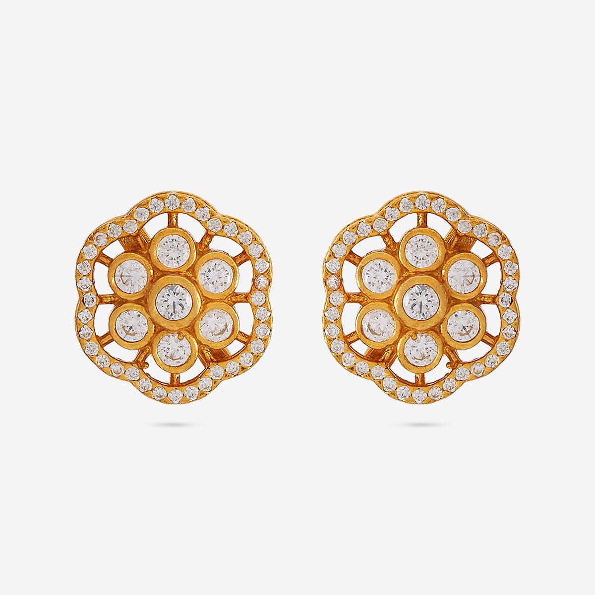 Silver Temple Earring 186508 - Image 7