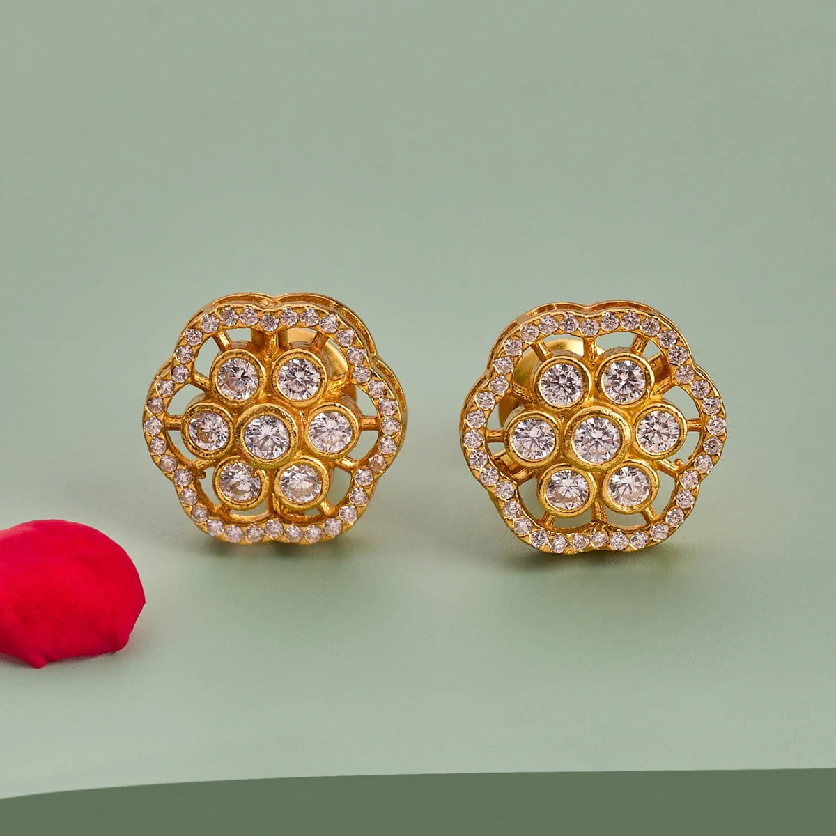 Silver Temple Earring 186508 - Image 8
