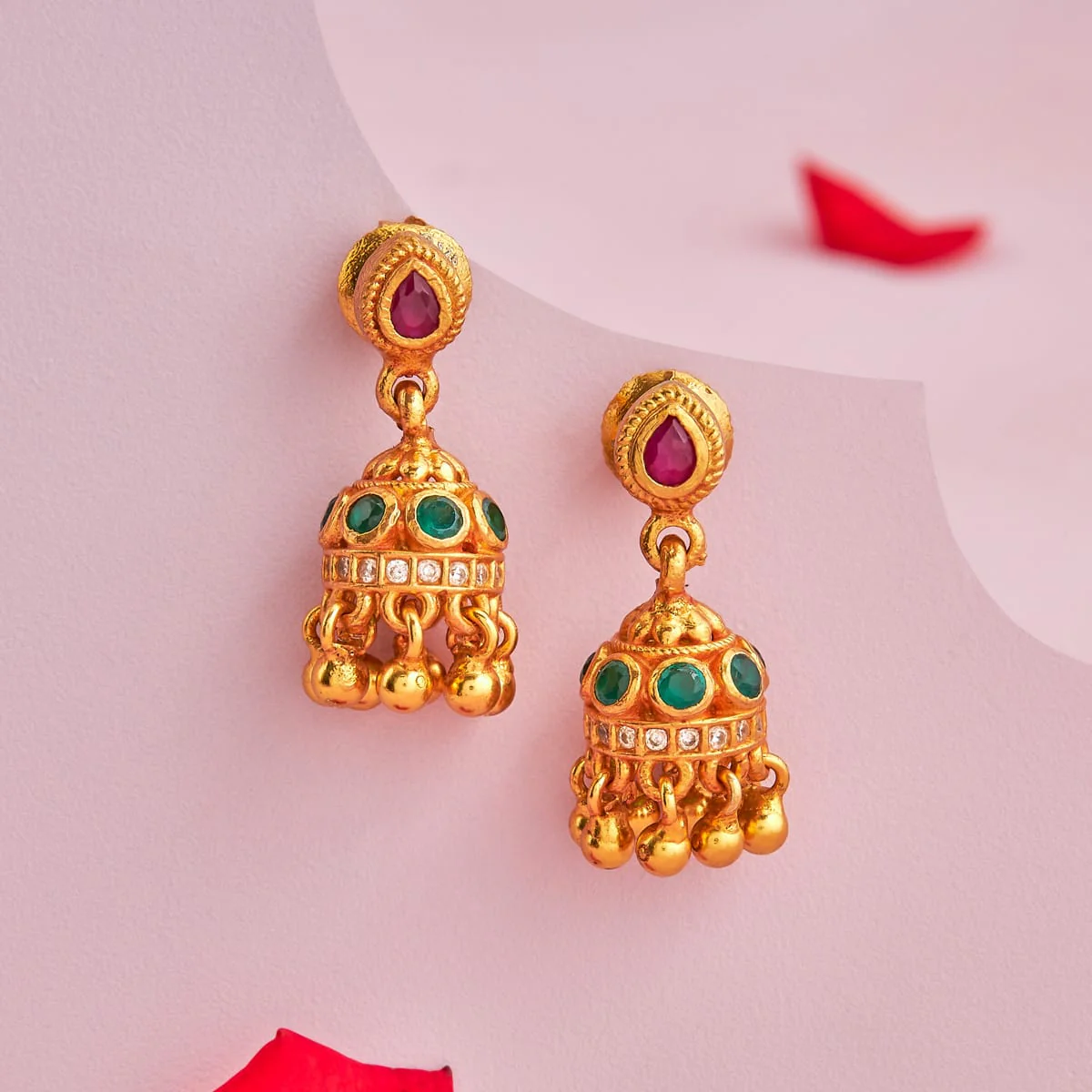 Silver Temple Earring 186510 - Image 2