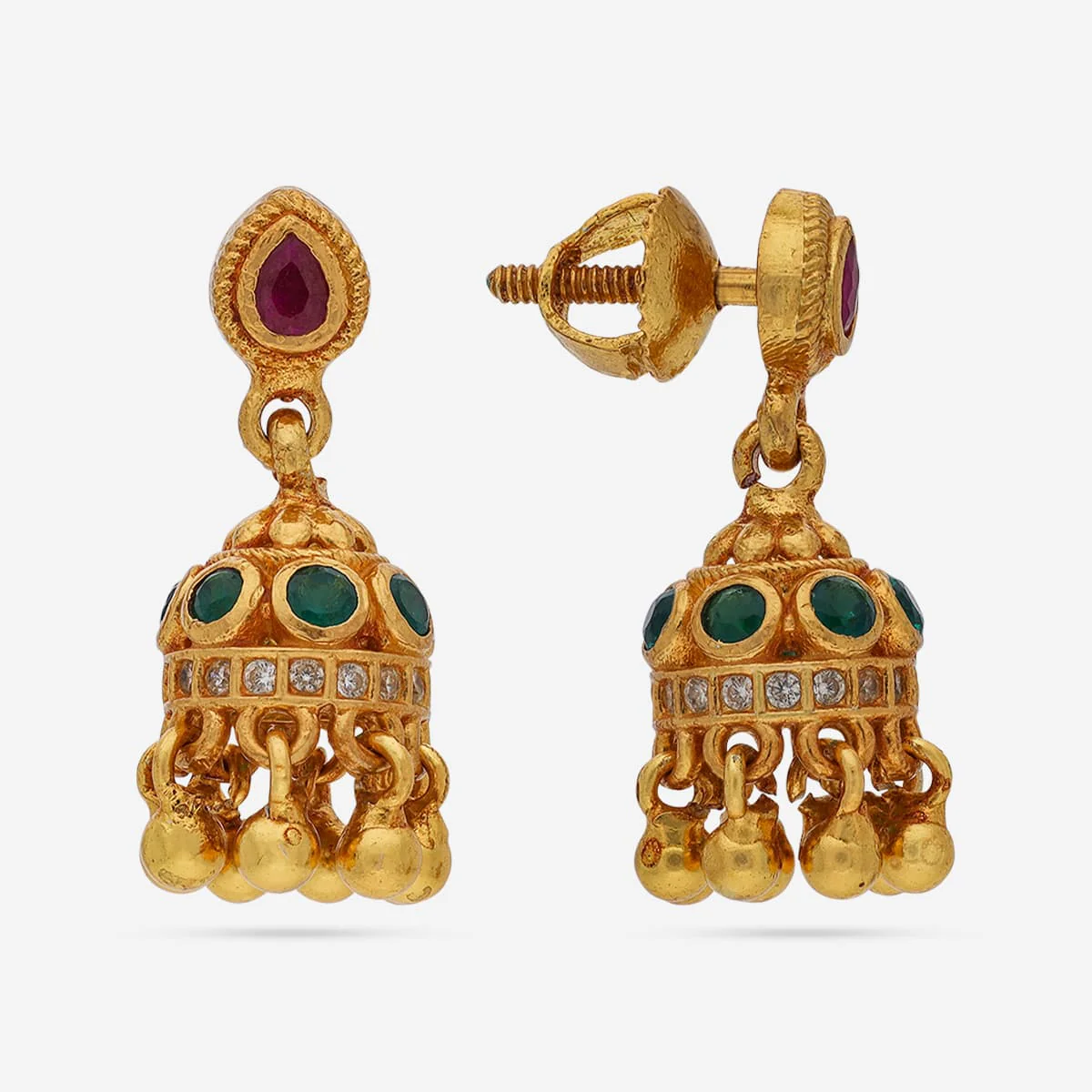 Silver Temple Earring 186510 - Image 4