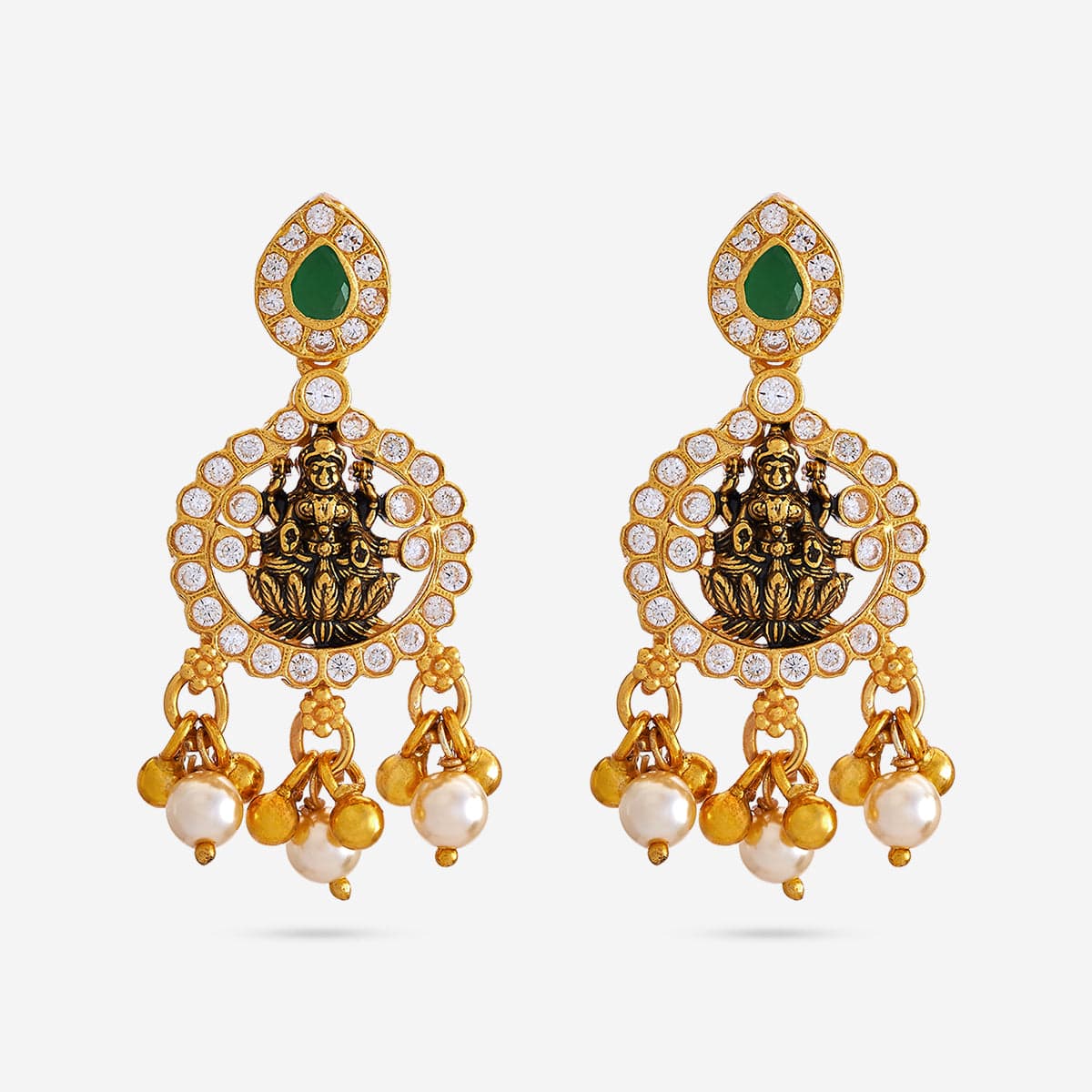 Silver Temple Earring 186584 - Image 6