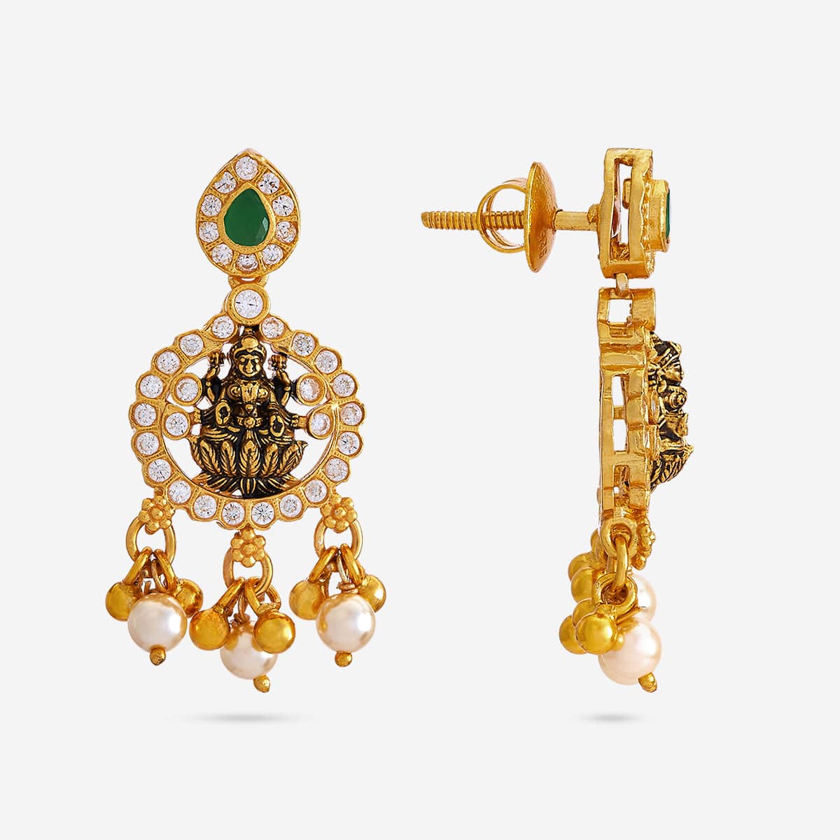 Silver Temple Earring 186584 - Image 8