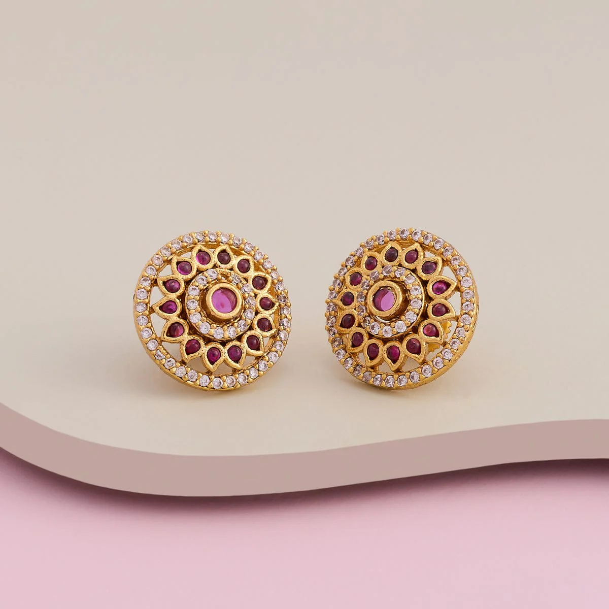 Silver Temple Earring 188153 - Image 2