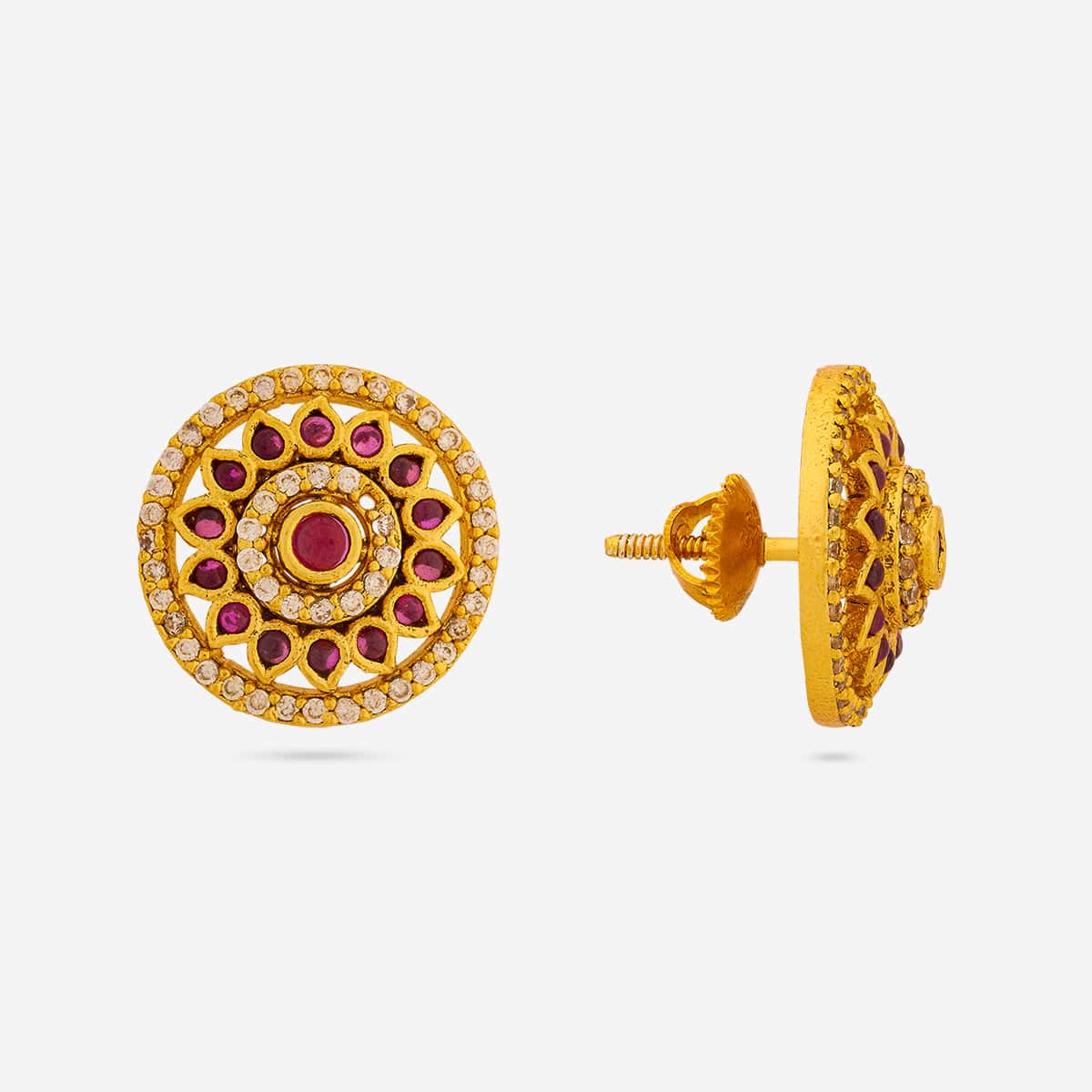 Silver Temple Earring 188153 - Image 4