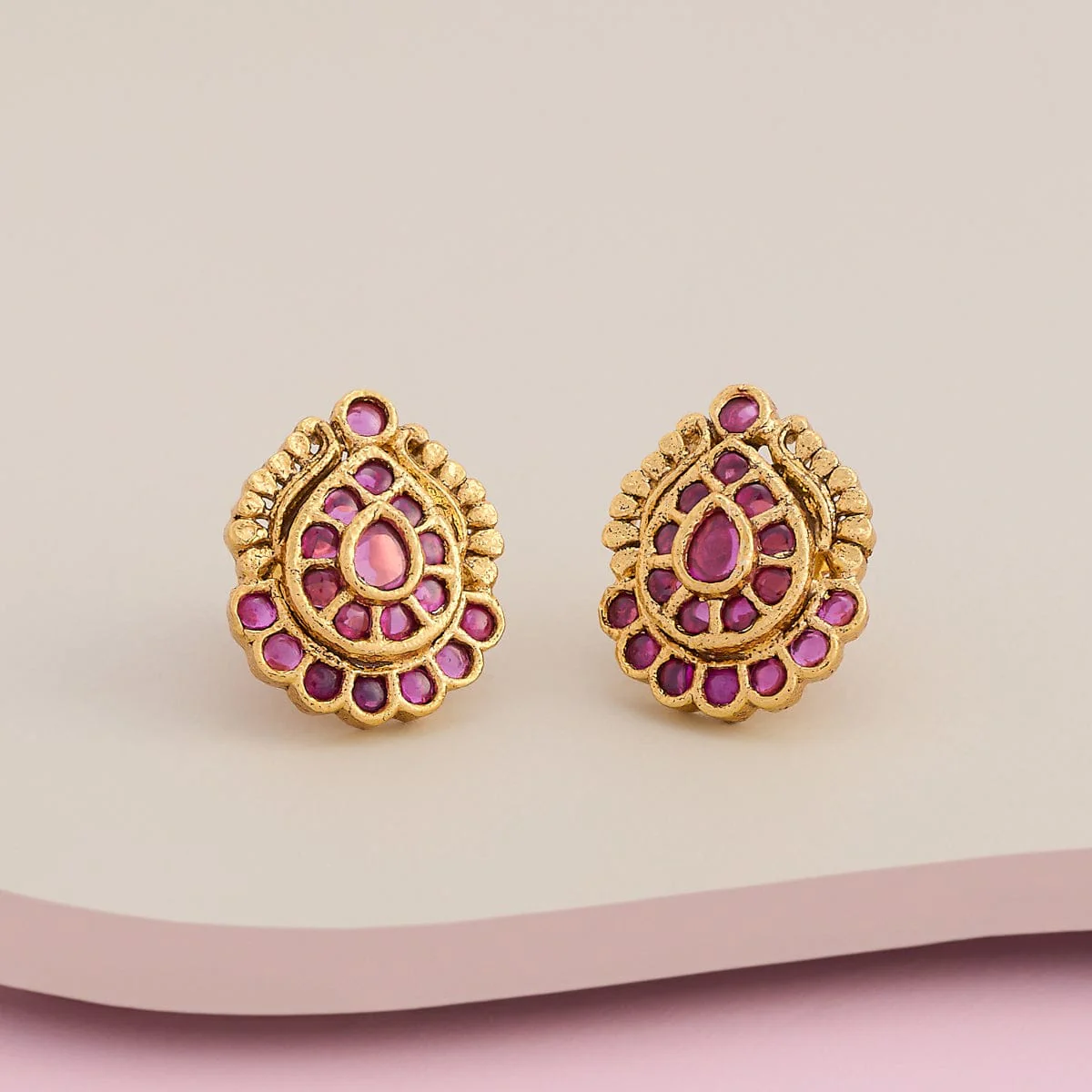 Silver Temple Earring 188154 - Image 2