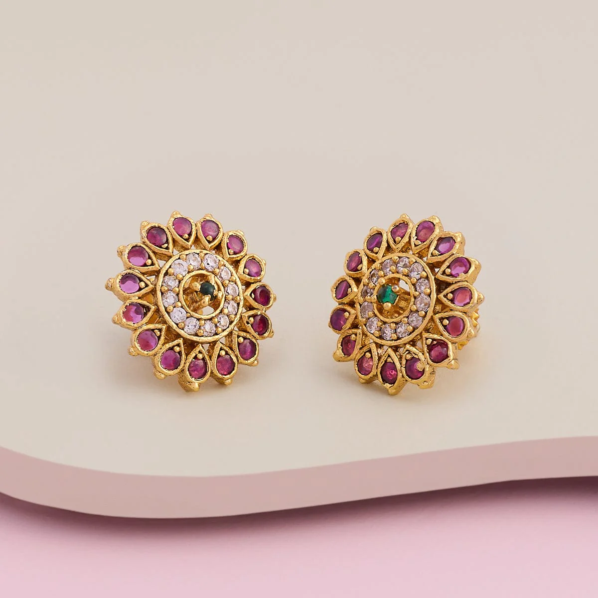Silver Temple Earring 188155 - Image 2