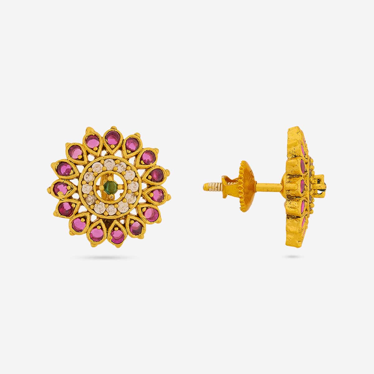 Silver Temple Earring 188155 - Image 4