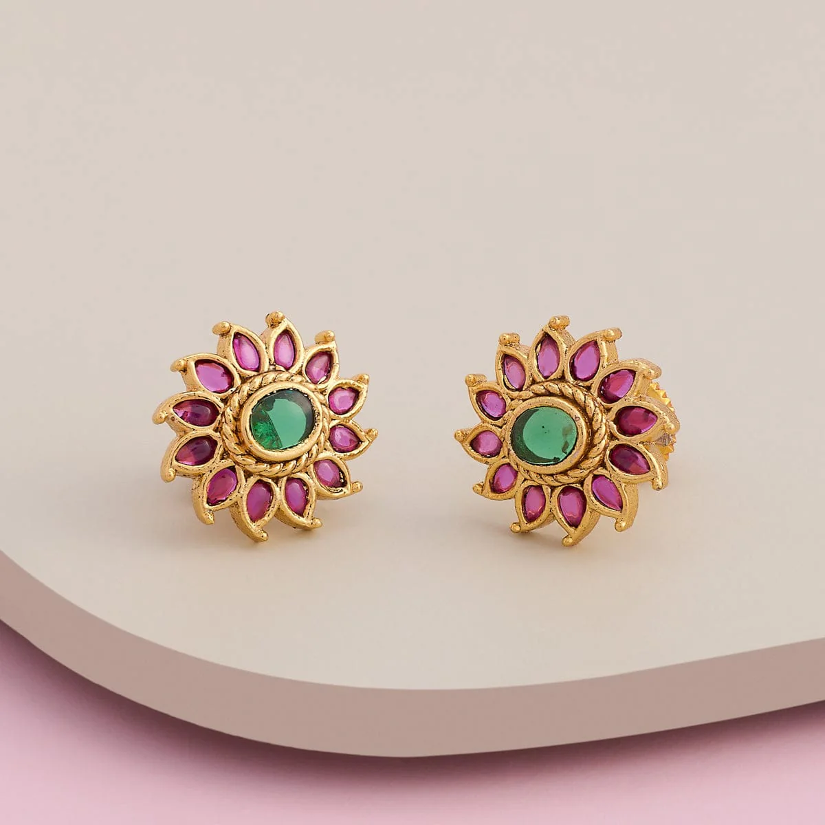 Silver Temple Earring 188156 - Image 2