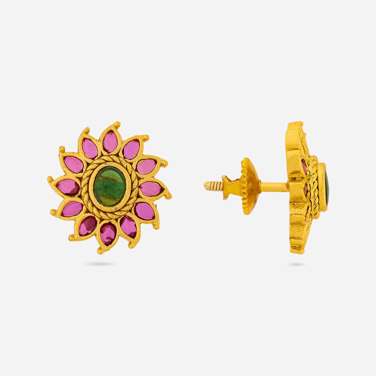 Silver Temple Earring 188156 - Image 3