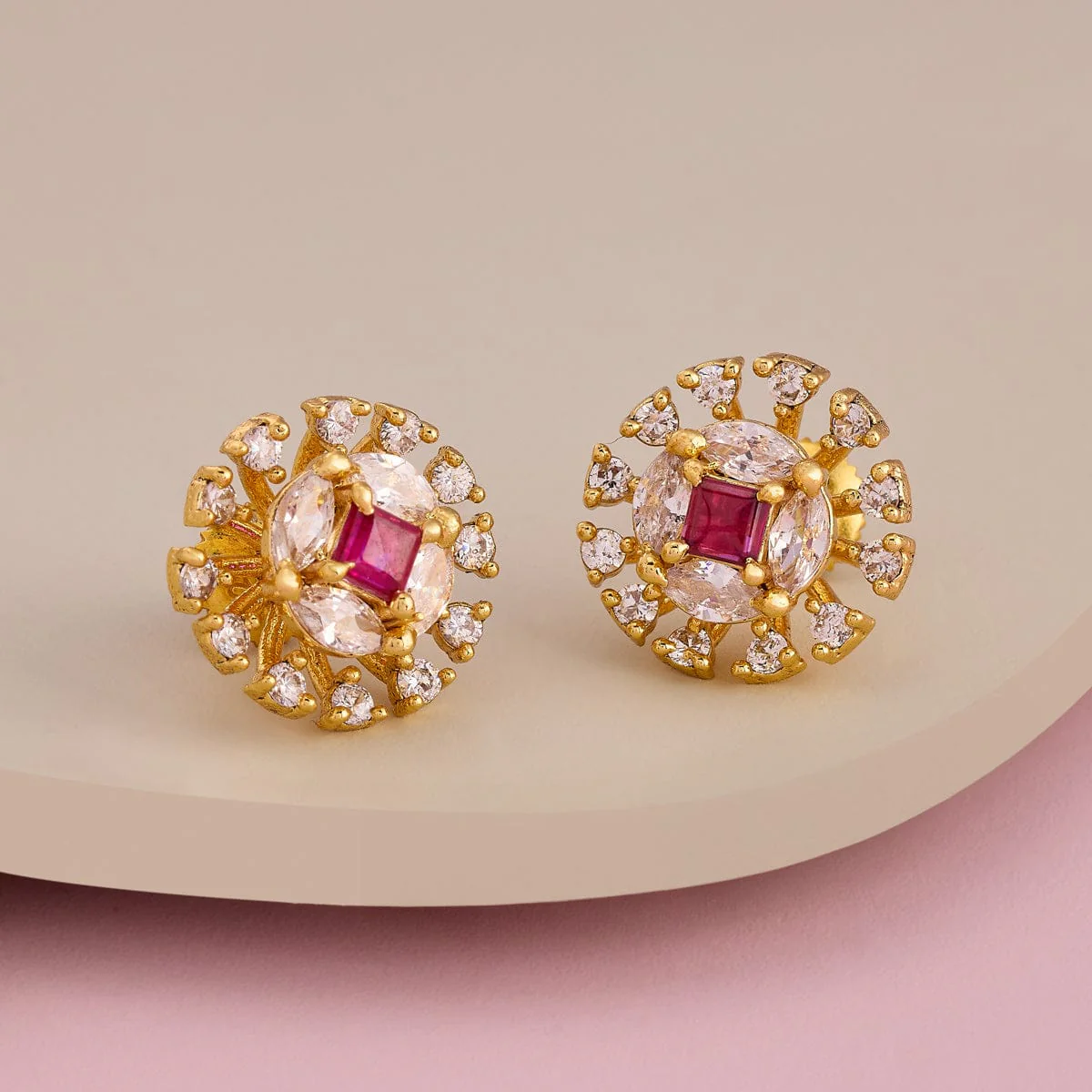 Silver Temple Earring 188157 - Image 2
