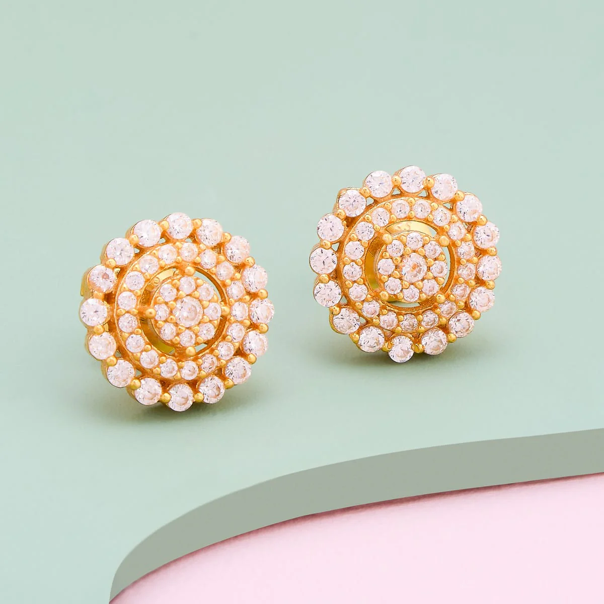 Silver Temple Earring 188159 - Image 2