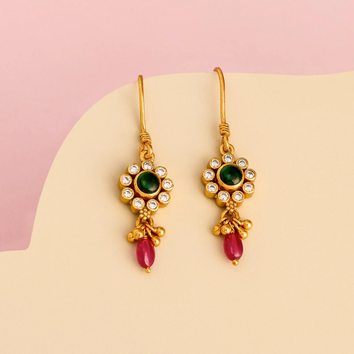 Silver Temple Earring 188178 - Image 2