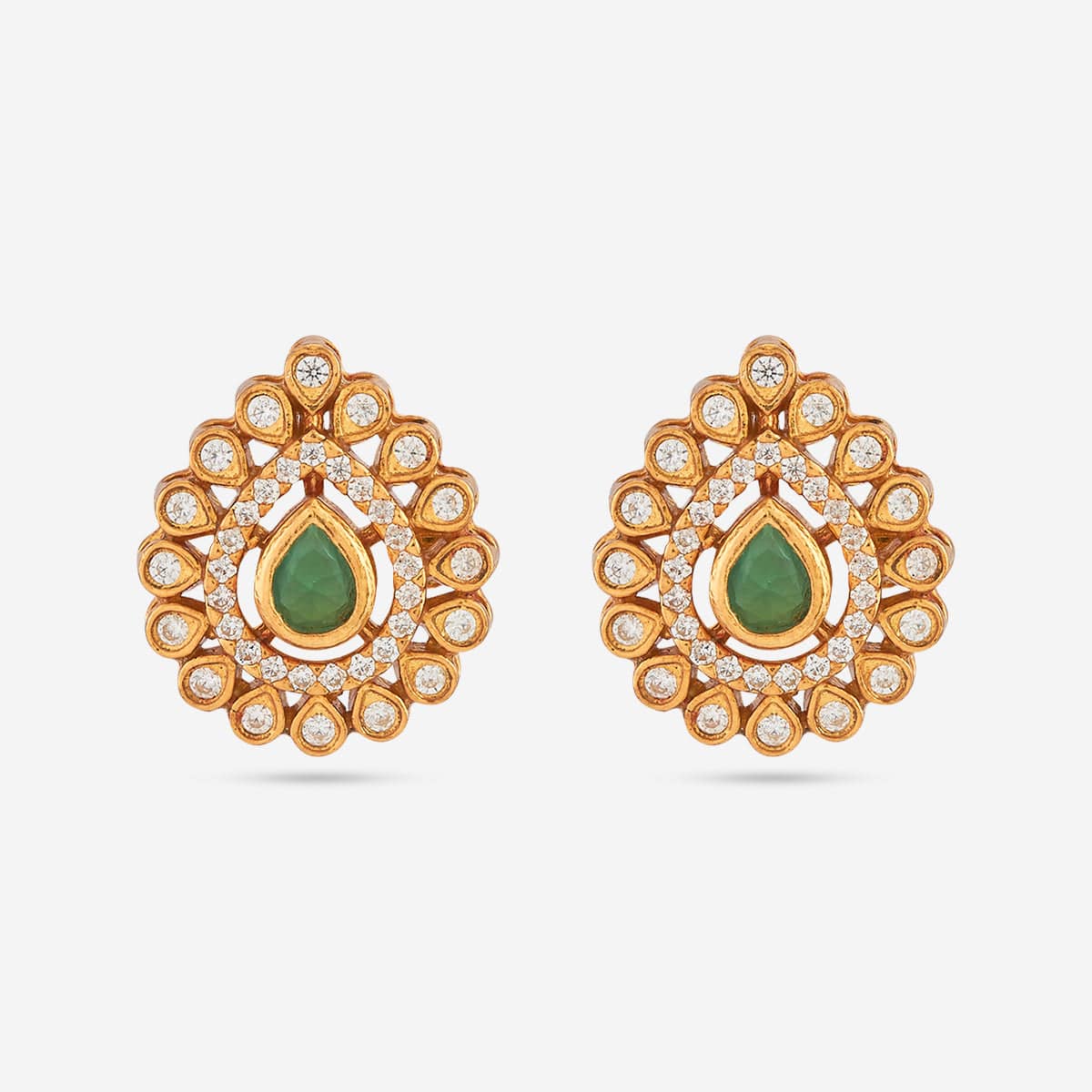 Silver Temple Earring 188179 - Image 5