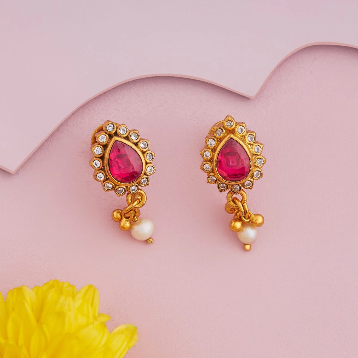 Silver Temple Earring 188181 - Image 2