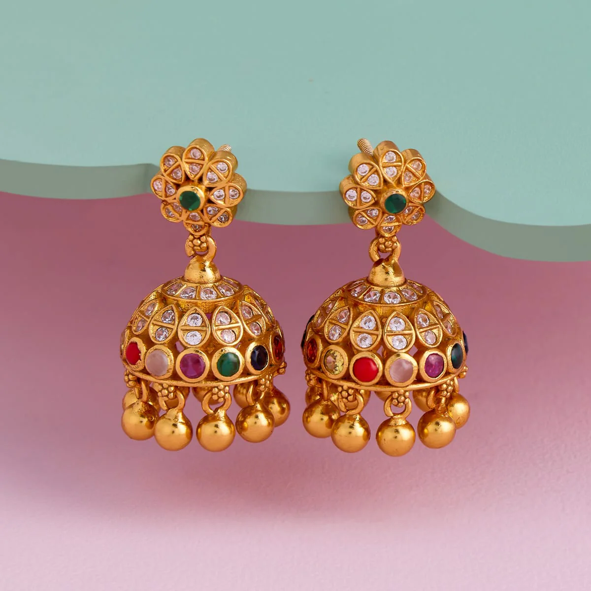 Silver Temple Earring 188182 - Image 2
