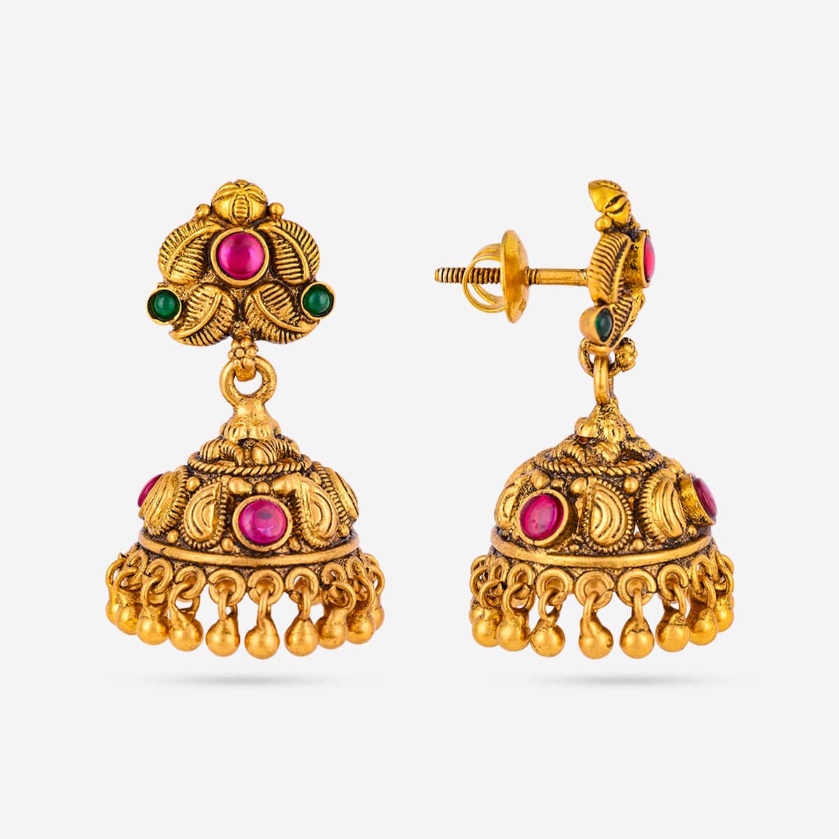 Silver Temple Earring 188184 - Image 4