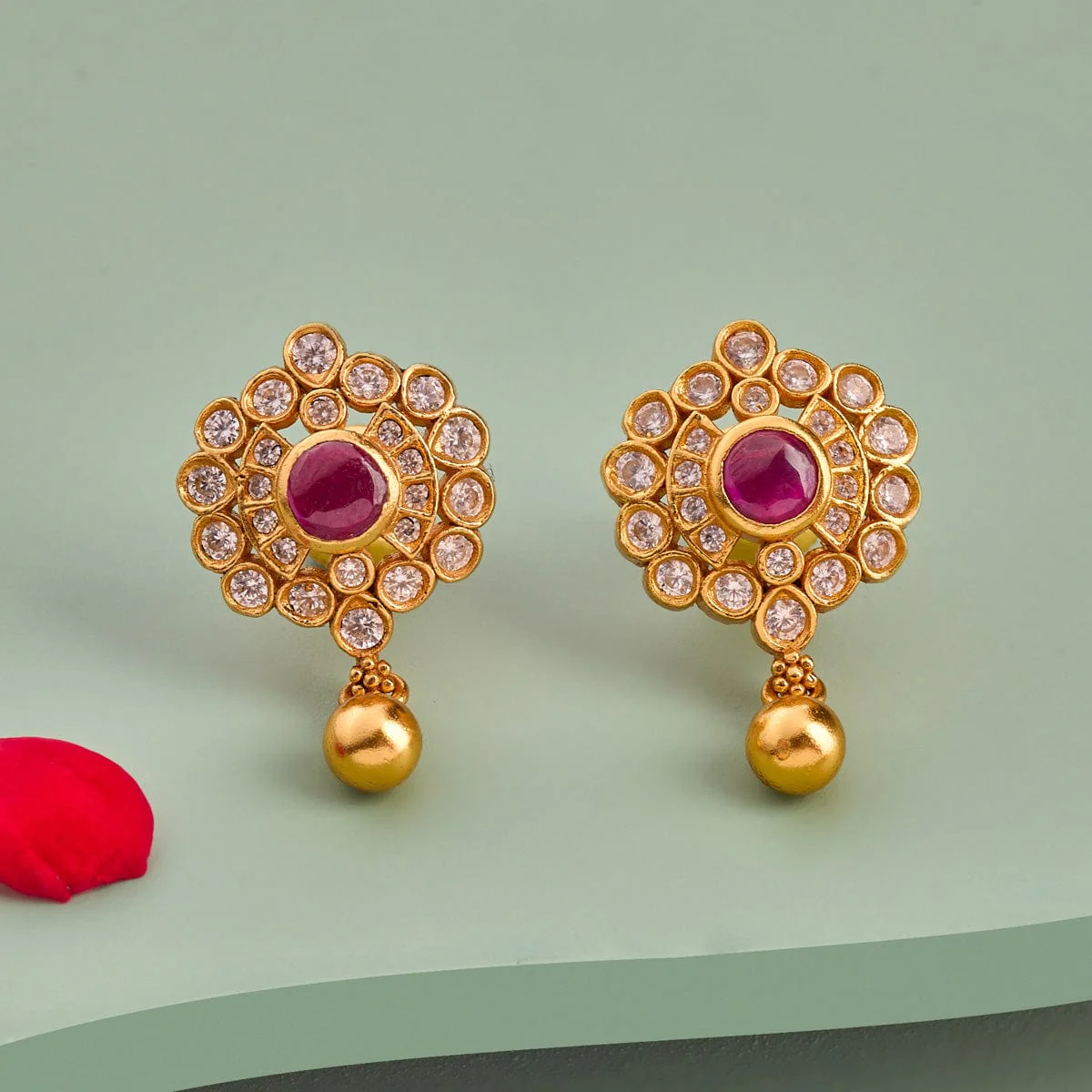 Silver Temple Earring 188792 - Image 2