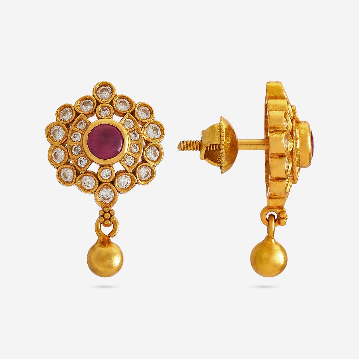 Silver Temple Earring 188792 - Image 3