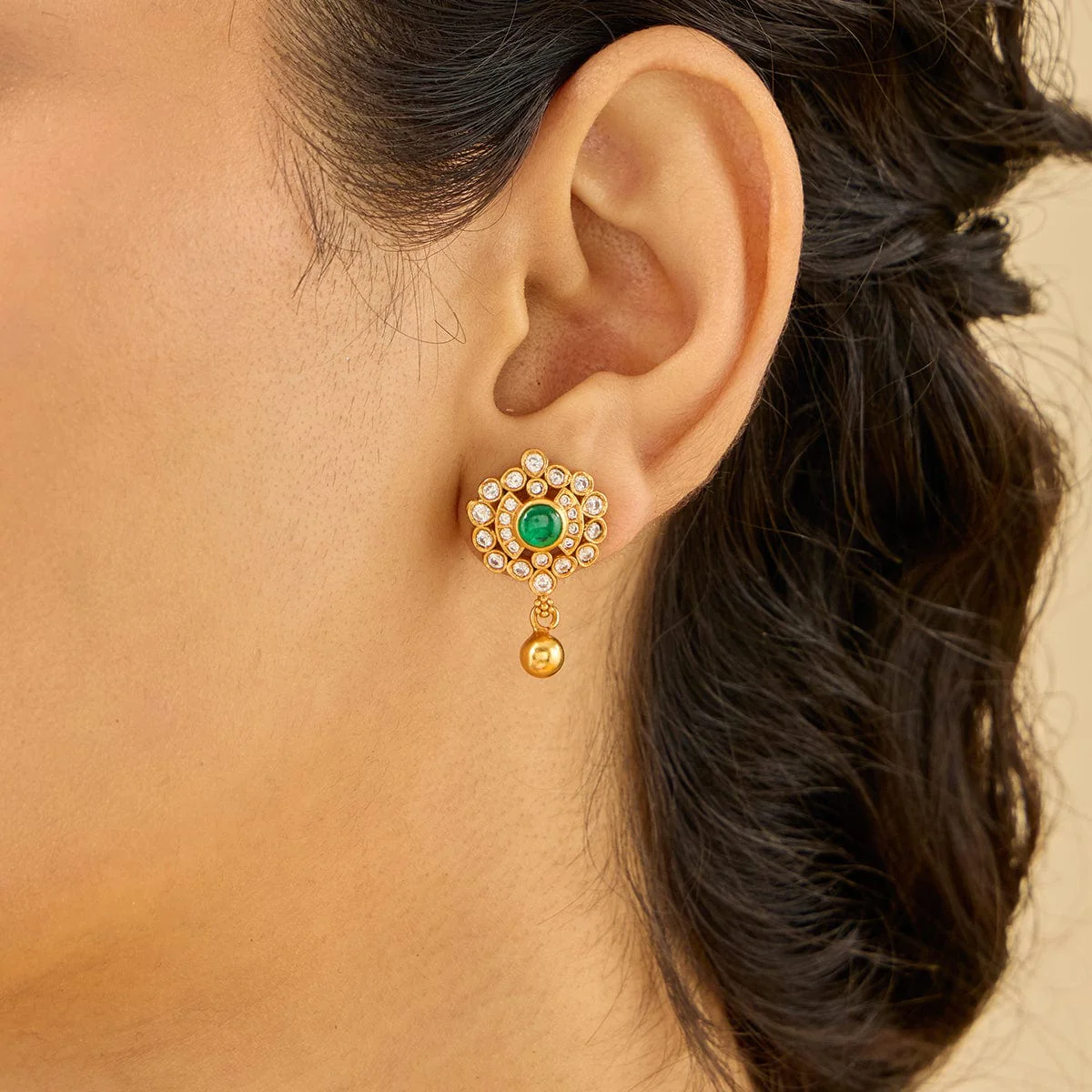 Silver Temple Earring 188792 - Image 6