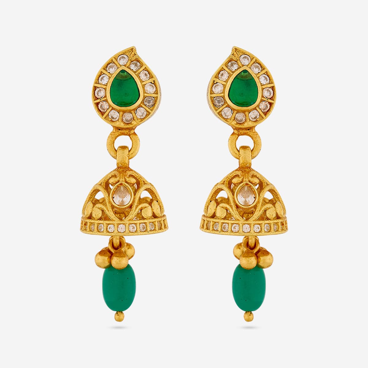 Silver Temple Earring 190627 - Image 4